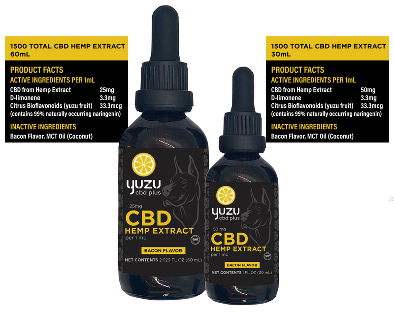 BACON FLAVORED CBD TINCTURE FOR PETS